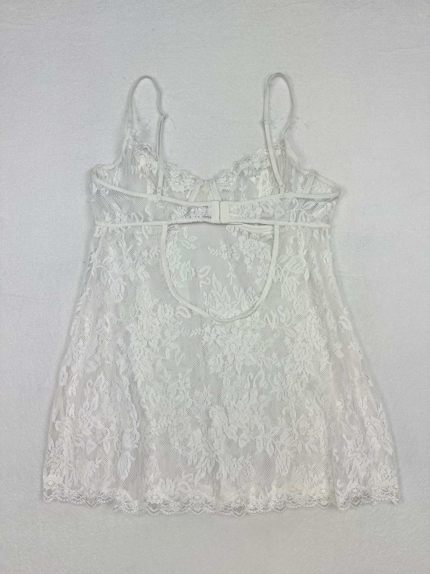 Victoria’s Secret White All Lace Slip XL