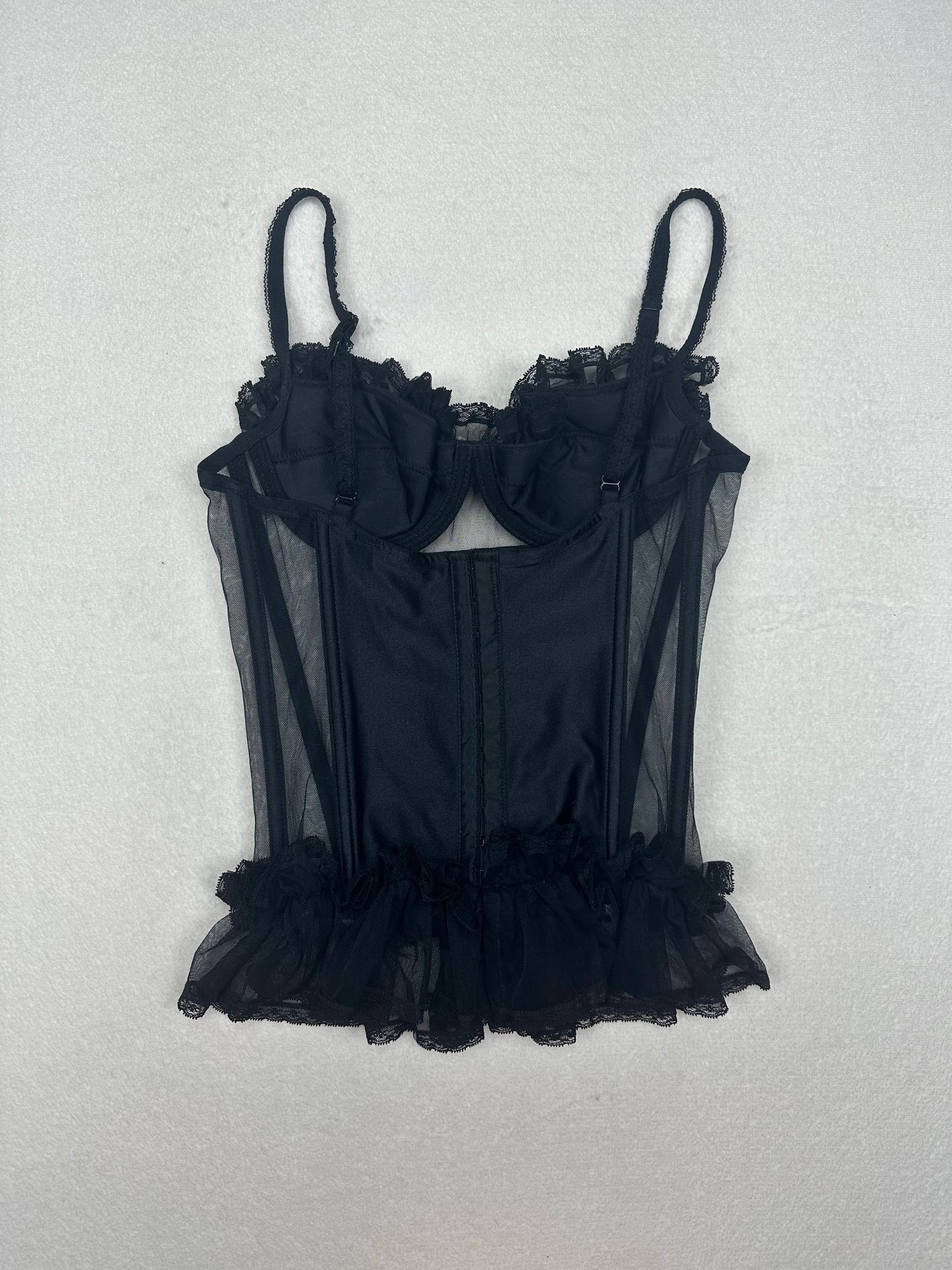 Agent Provocateur Black & Lavender Bustier 32B