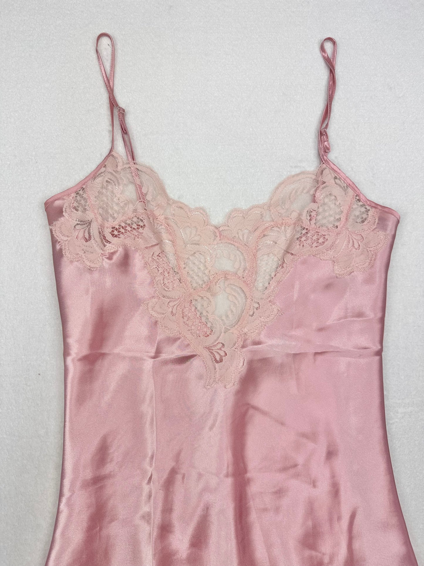 Vintage Victoria’s Secret Gold Label Pink Lace Slip M