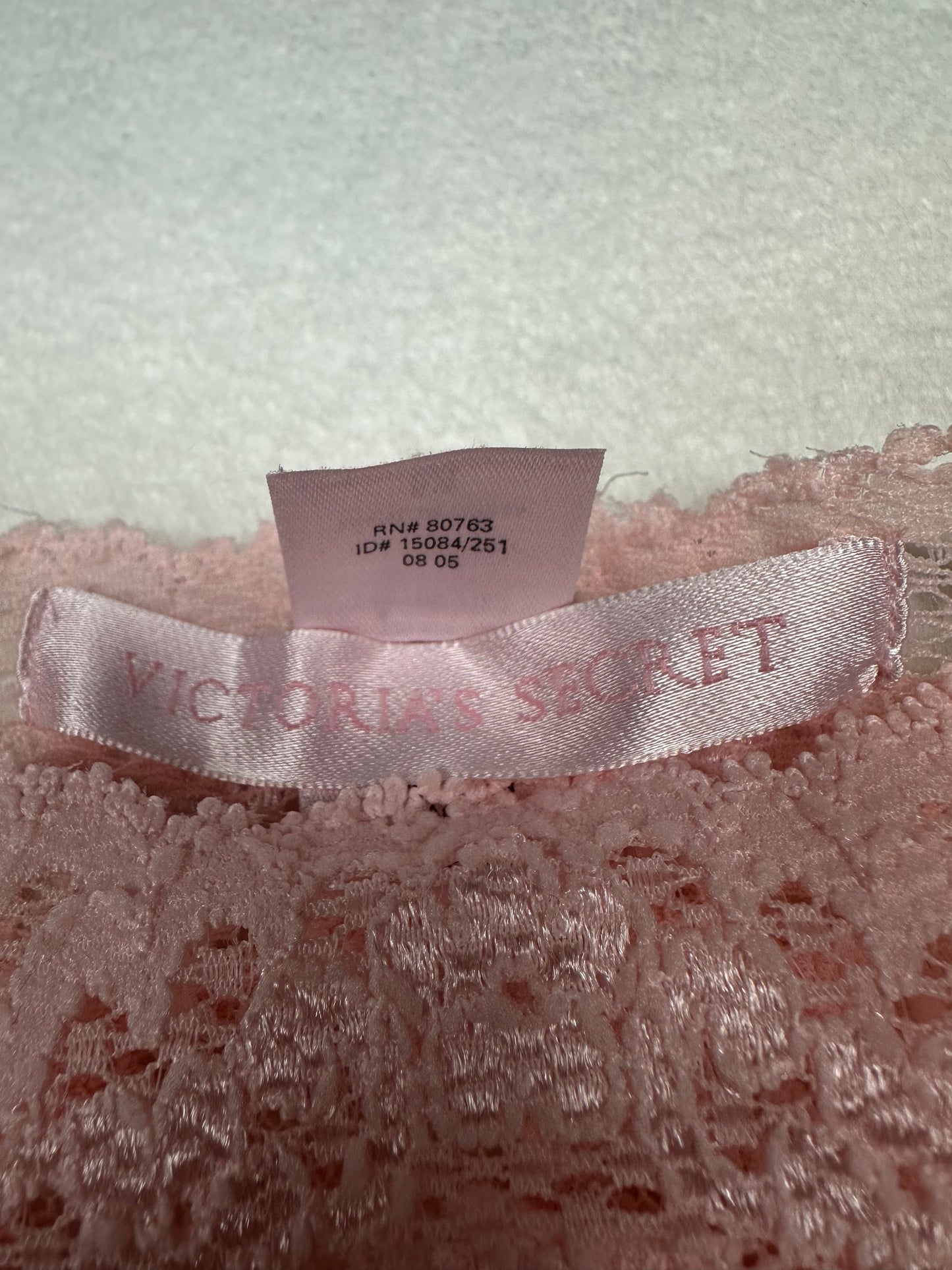 Victoria’s Secret Pink All Lace Long Sleeve Slip M