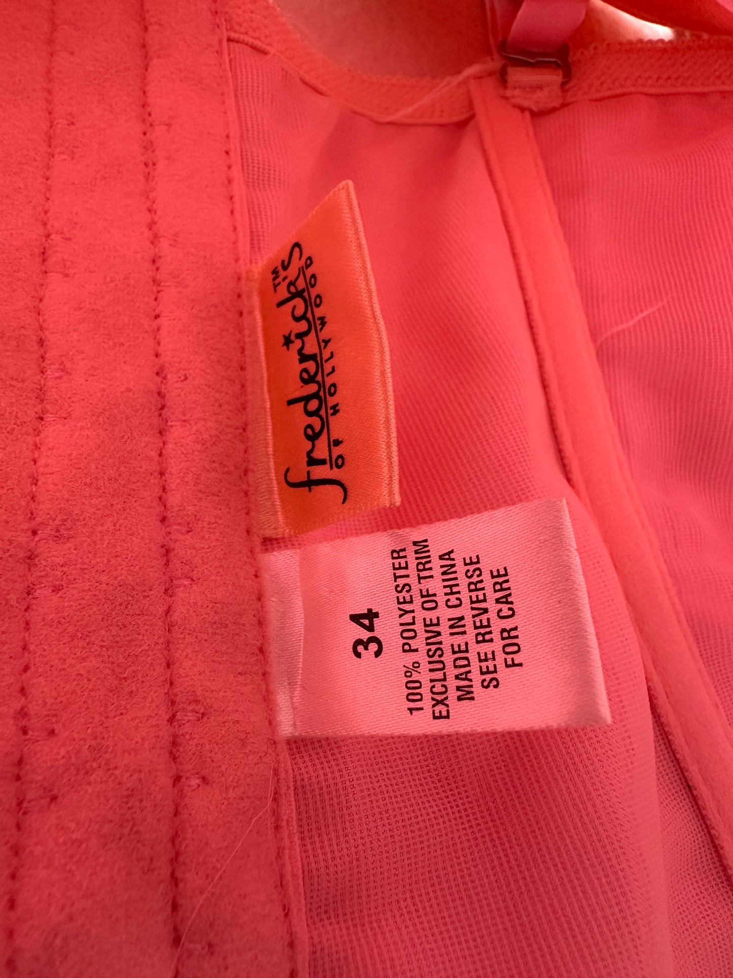 Frederick’s of Hollywood Pink Bustier 34/M