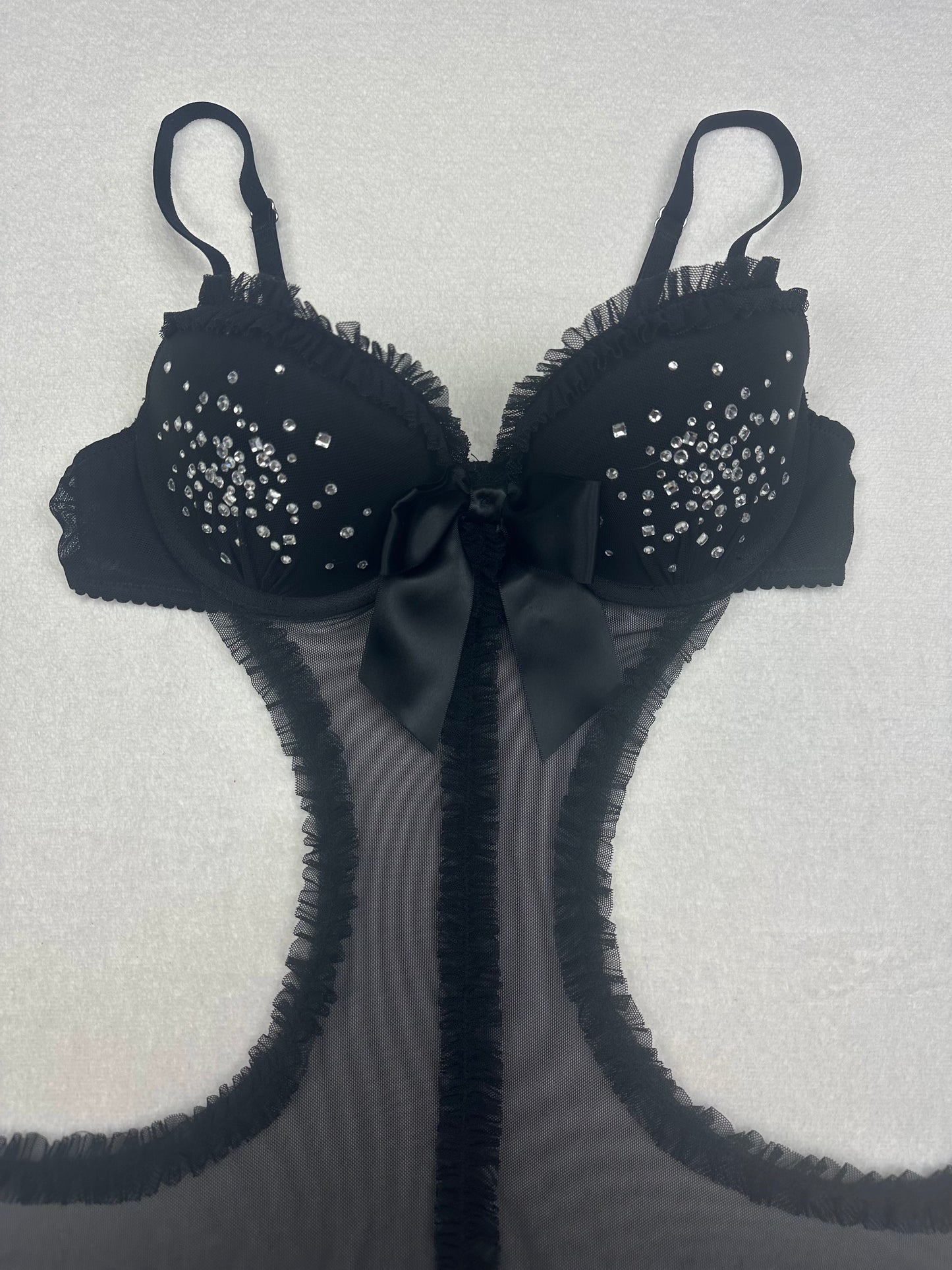 Victoria’s Secret Black Maid Slip 34B