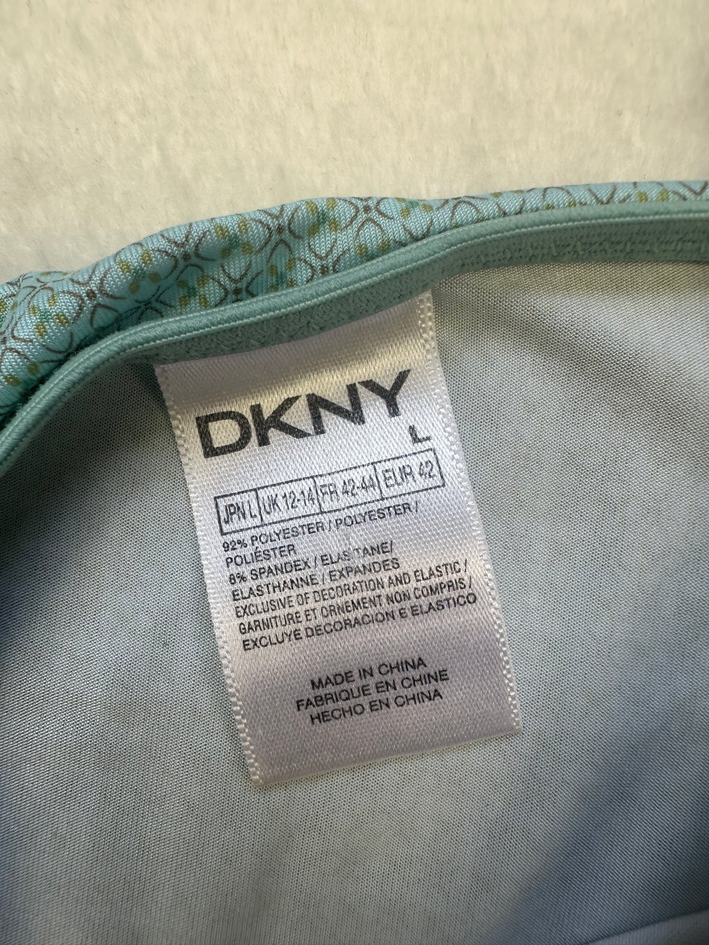 Rare DKNY Floral Patchwork Slip L