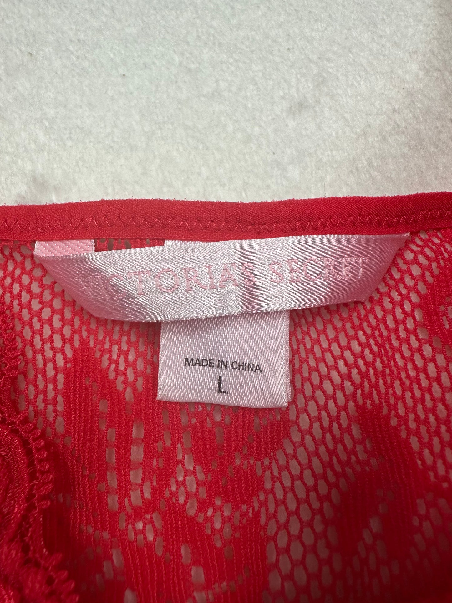 Victoria’s Secret Red All Lace Slip L