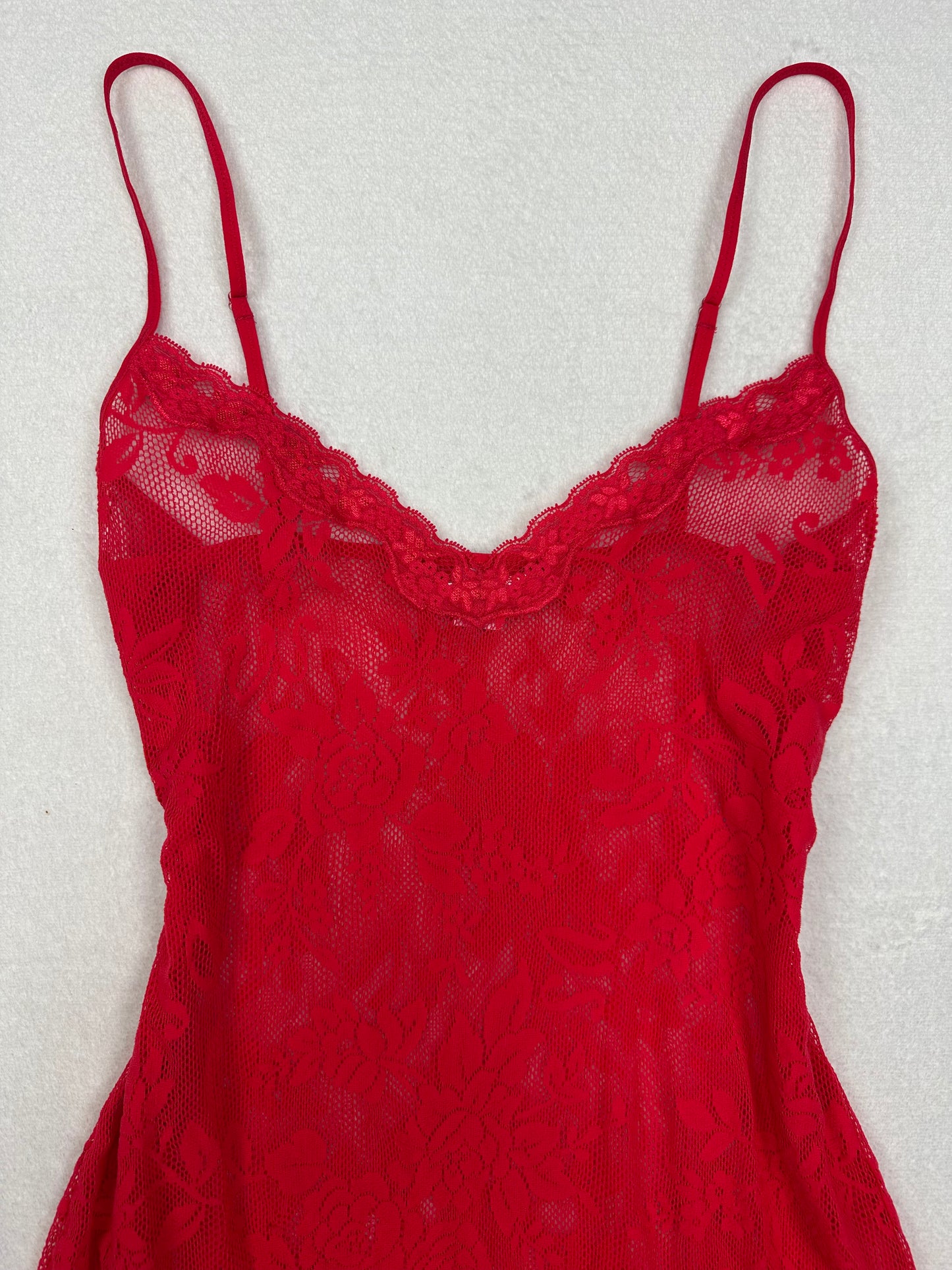 Victoria’s Secret Red All Lace Slip L