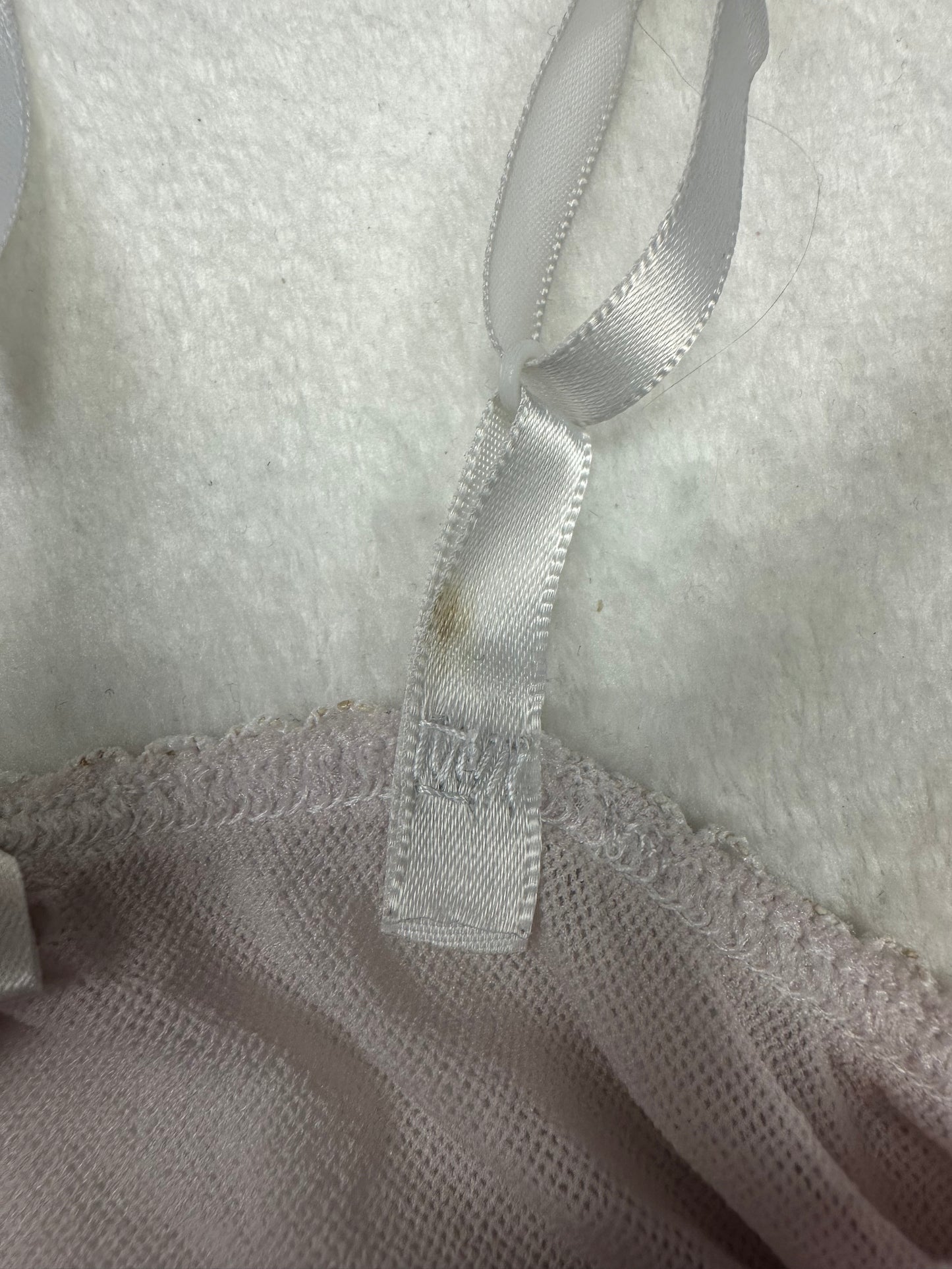 Frederick’s of Hollywood White & Pink Top S