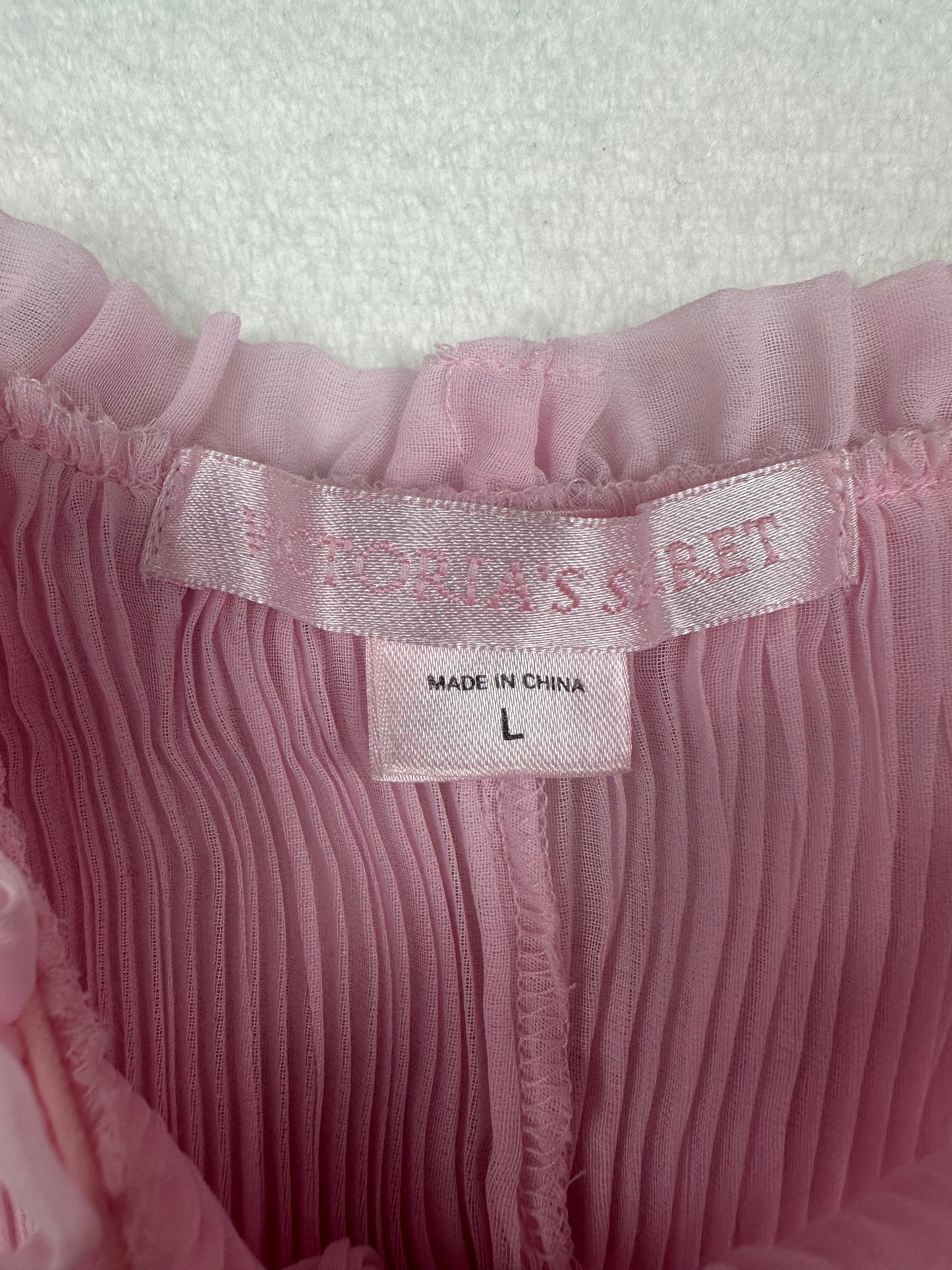 Victoria’s Secret Pink Ruffle Slip