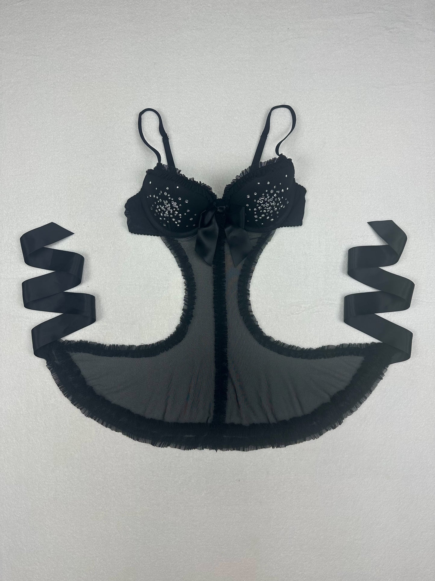 Victoria’s Secret Black Maid Slip 34B