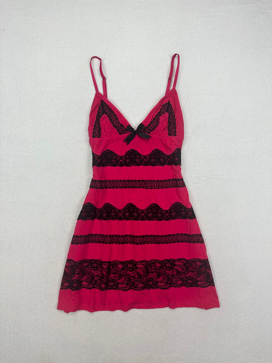 Victoria’s Secret Red & Black Soft Slip M-S