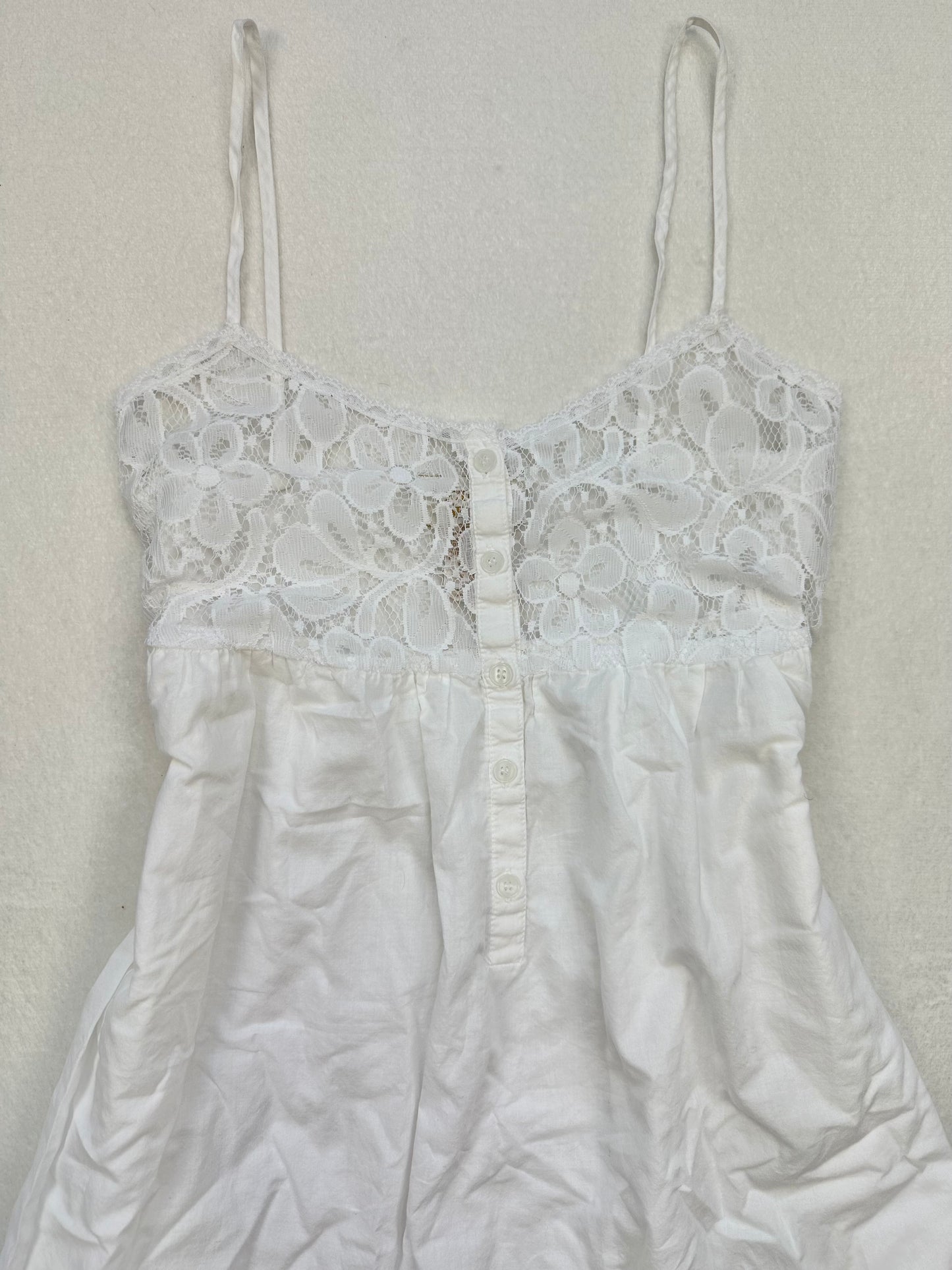 Vintage Victoria’s Secret Gold Label White Lace Slip S