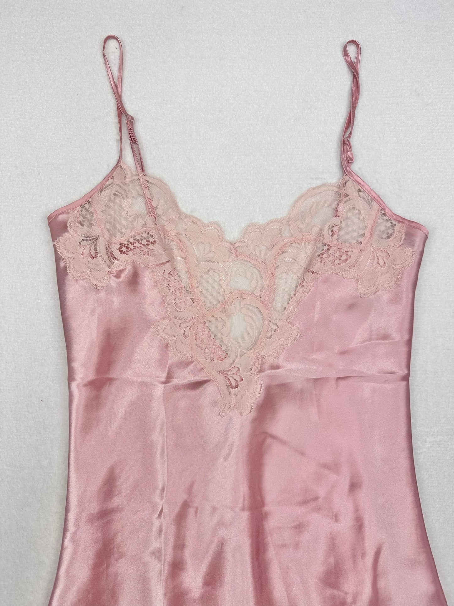 Vintage Victoria’s Secret Gold Label Pink Lace Slip M