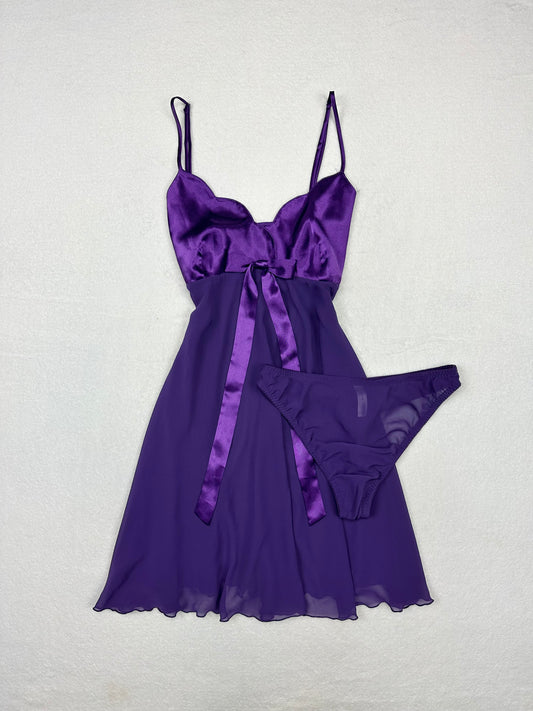 Victoria’s Secret Purple Slip Set S