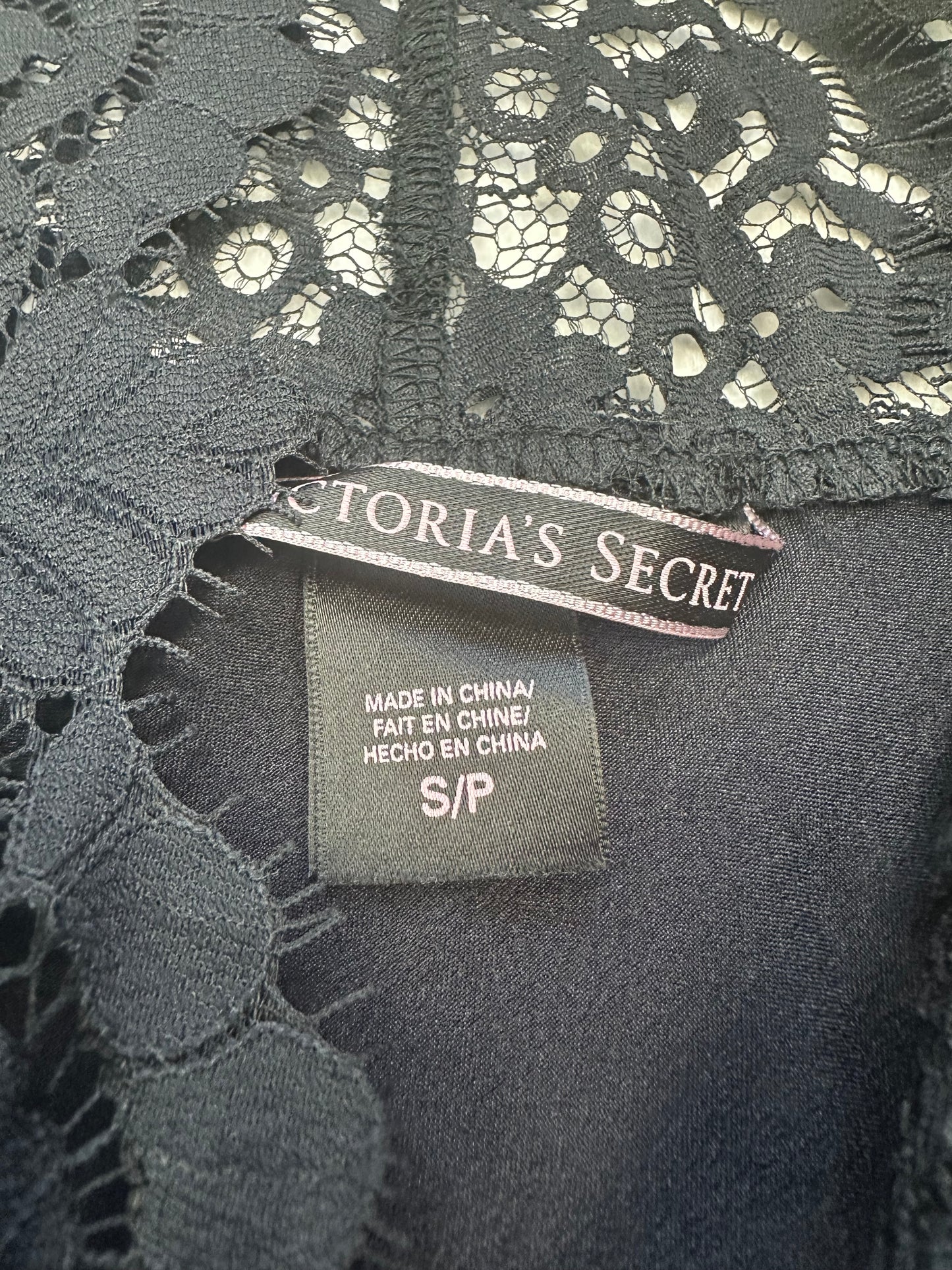 Victoria’s Secret Black Slip S