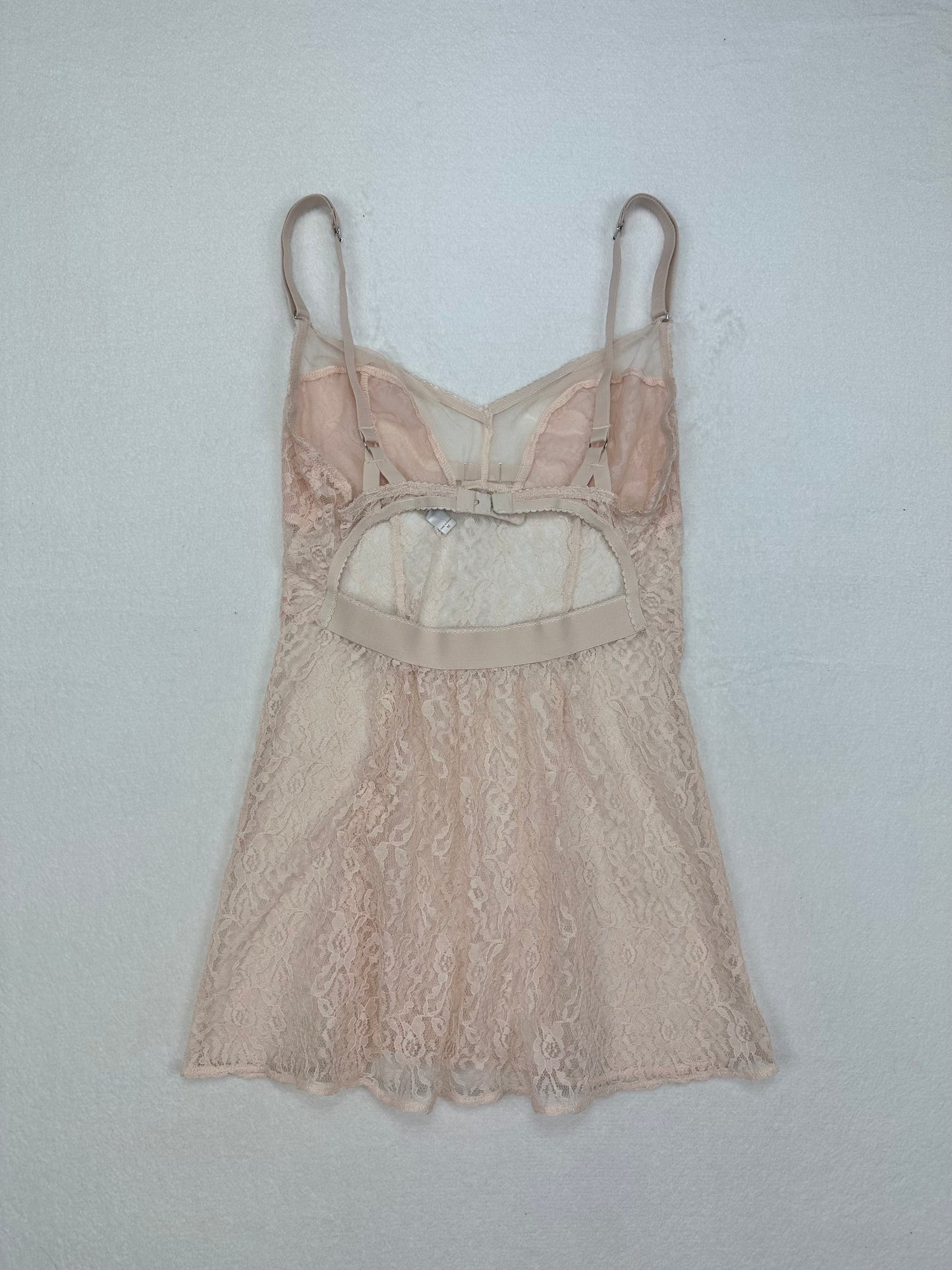 Victoria’s Secret Nude Lace Slip M-S