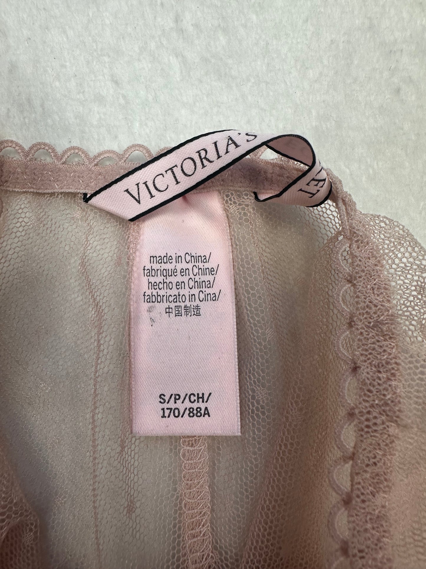 Victoria’s Secret Nude Sheer Lace Ballerina Slip S