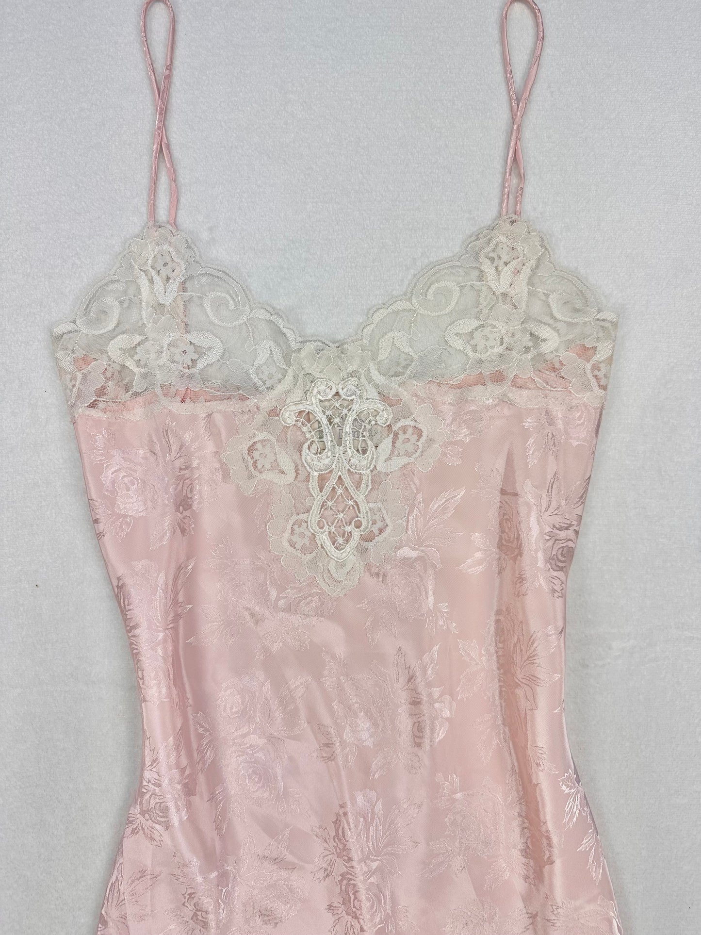 California Dynasty Pink & Cream Slip S-M