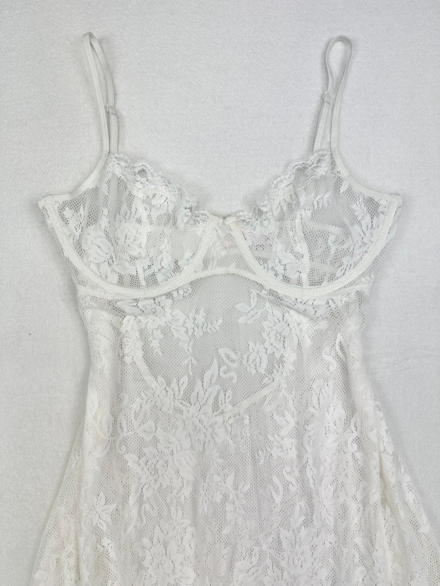 Victoria’s Secret White All Lace Slip XL
