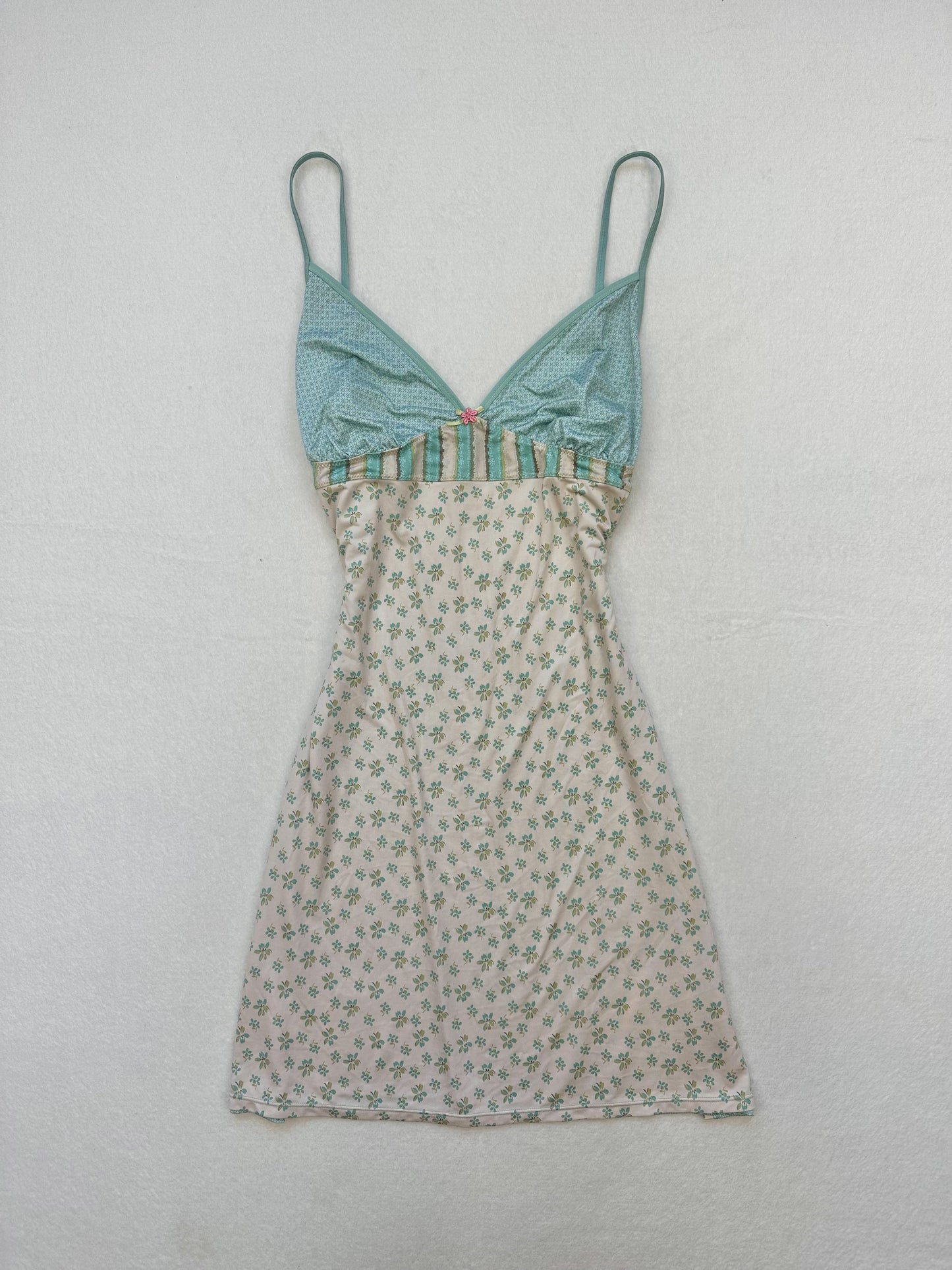 Rare DKNY Floral Patchwork Slip L
