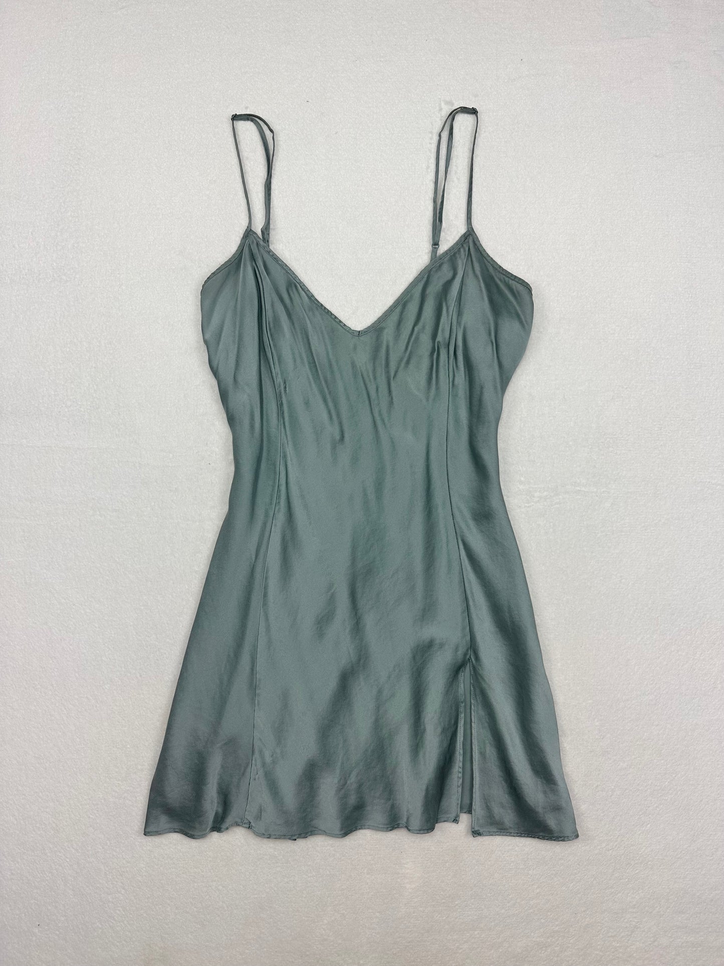 Victoria’s Secret Green Silk Slip L