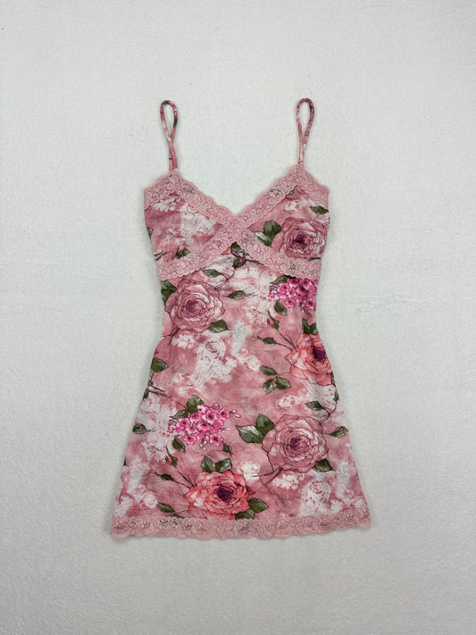 Bongo Pink Floral Tank S