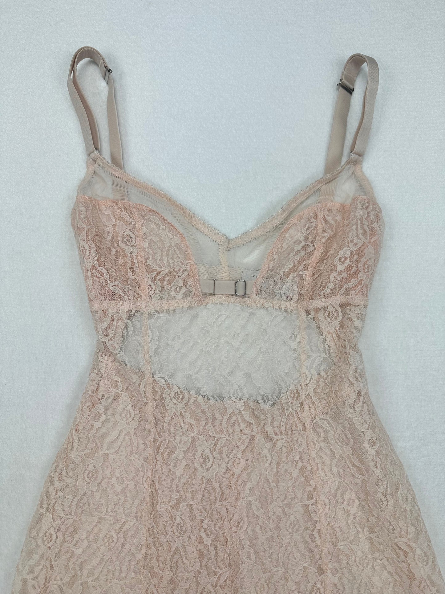 Victoria’s Secret Nude Lace Slip M-S