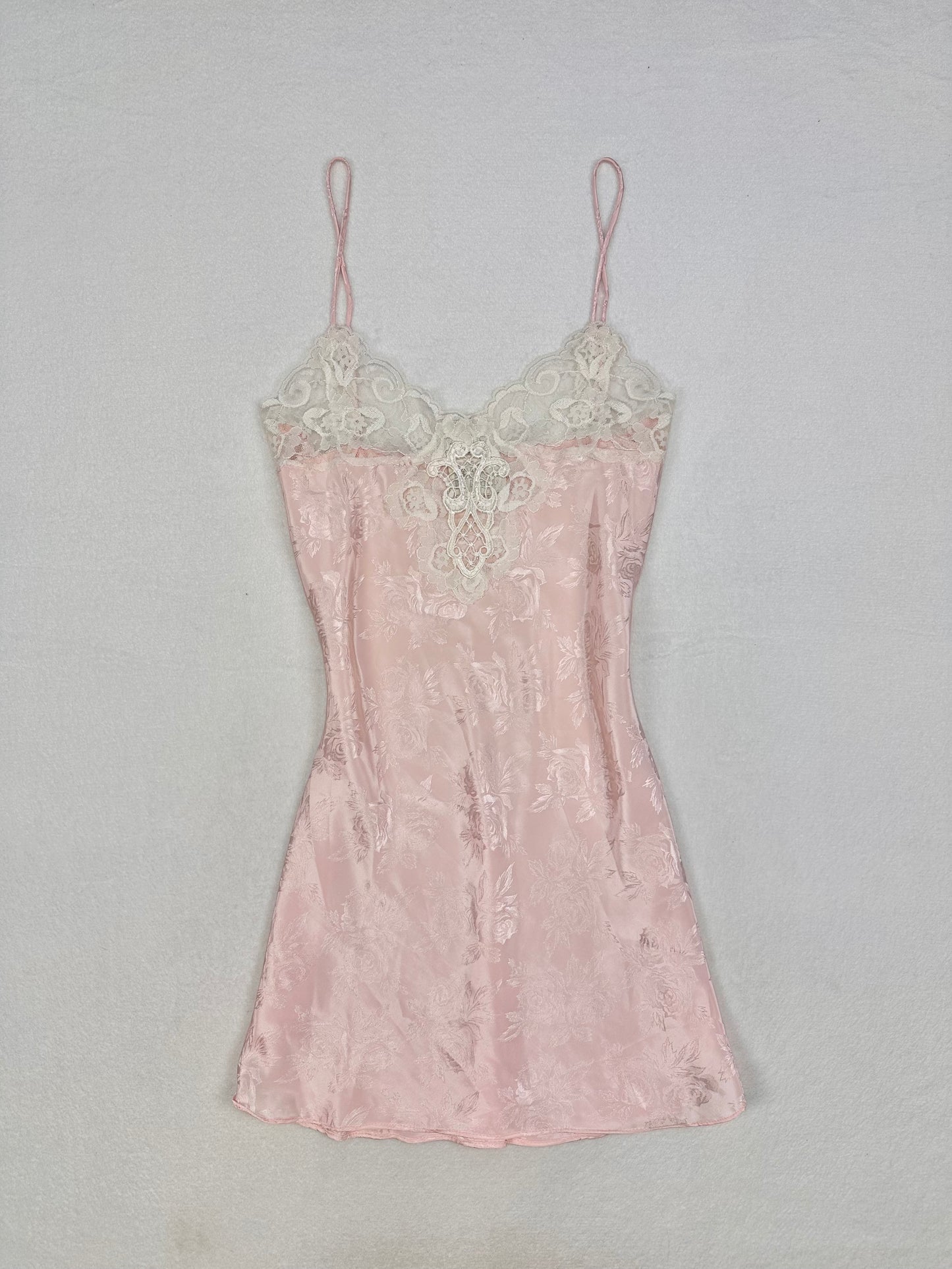California Dynasty Pink & Cream Slip S-M