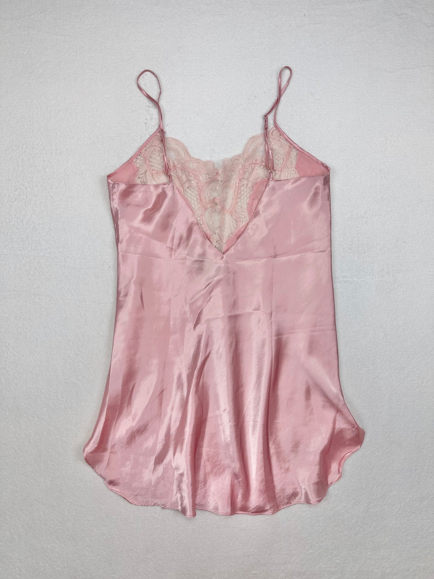 Vintage Victoria’s Secret Gold Label Pink Lace Slip M