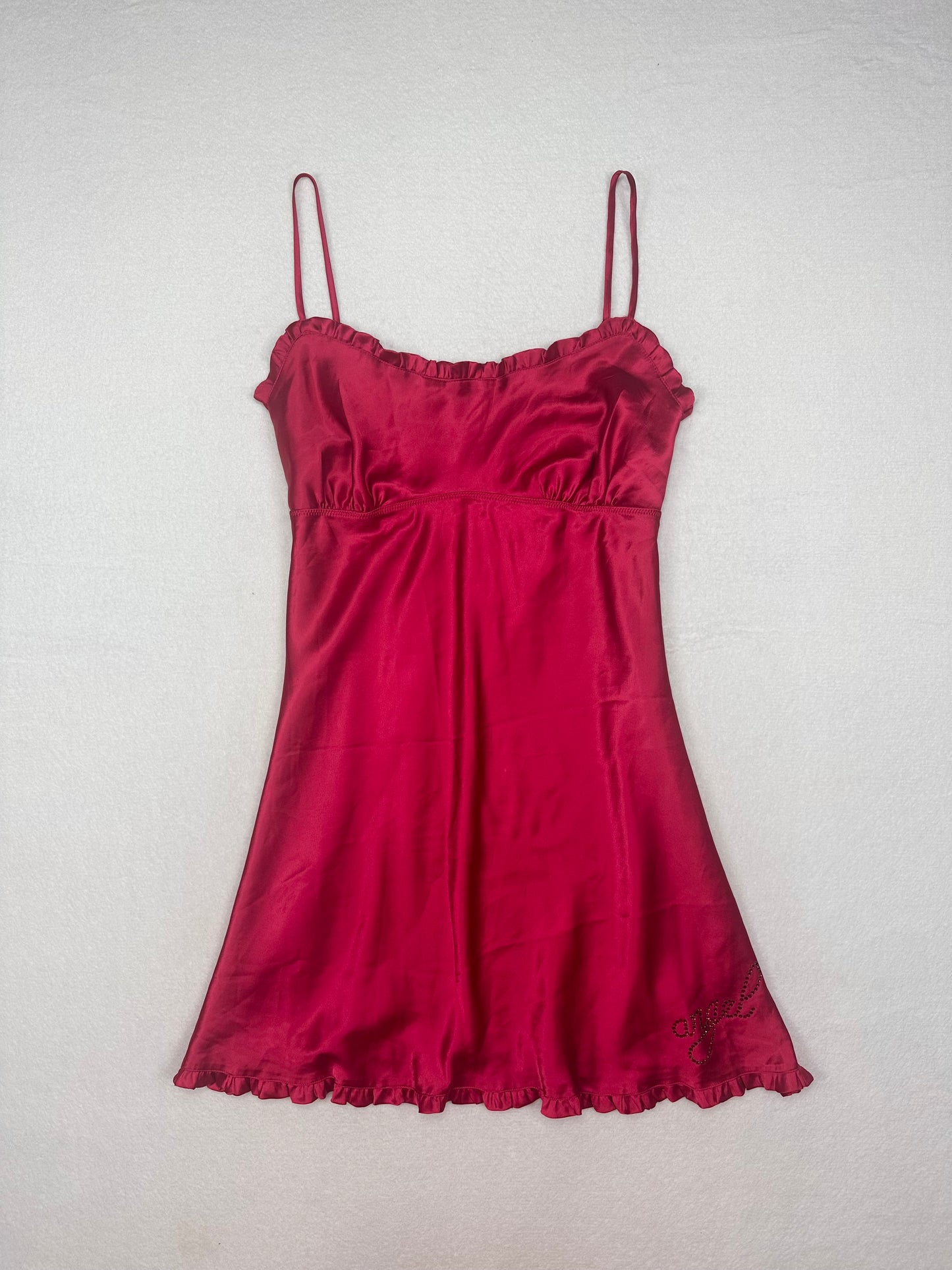 Victoria’s Secret Red Angels Milkmaid Slip L